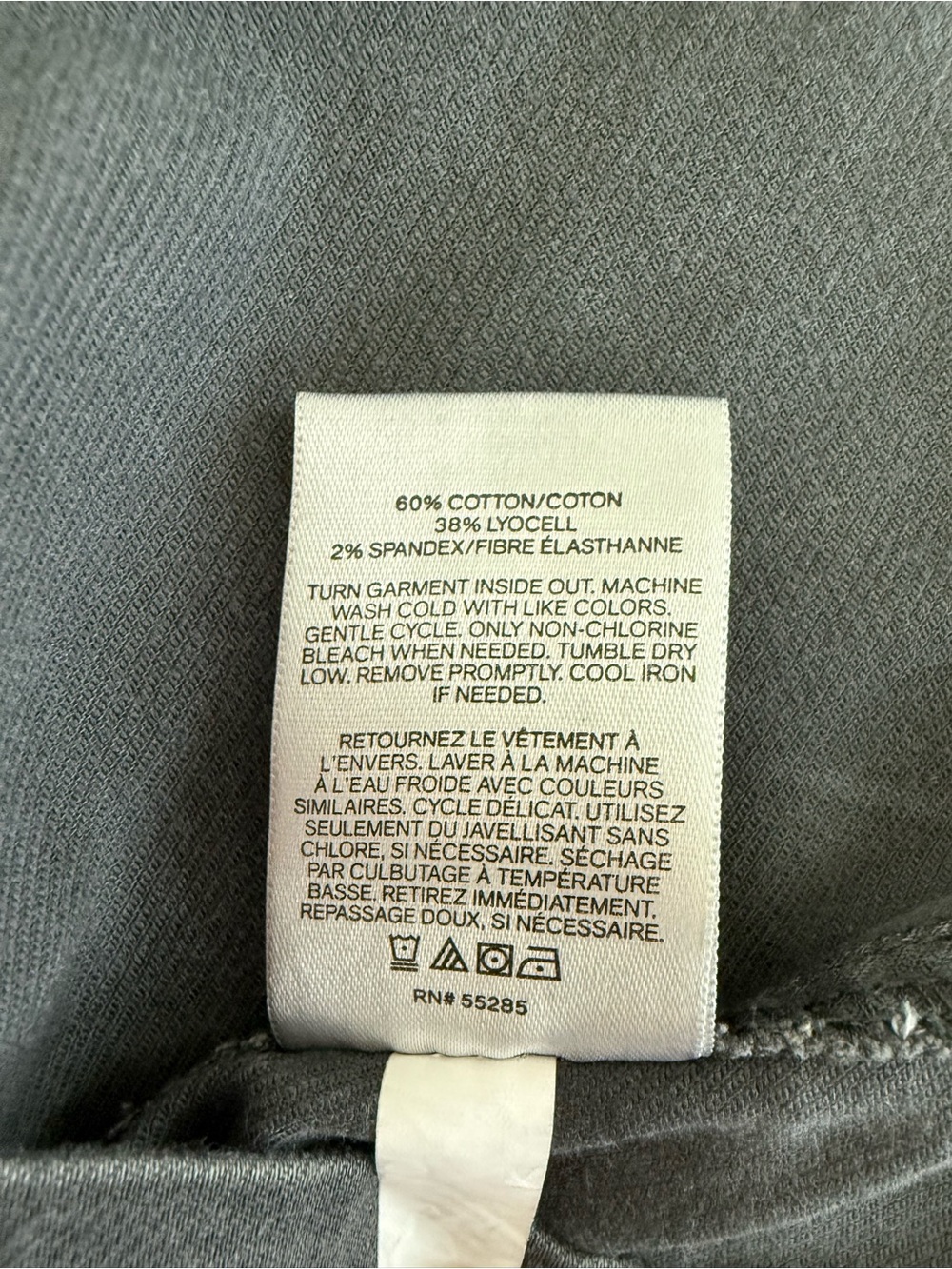 Express Grey Zip-Front Utility Jacket - Picture 3 of 3